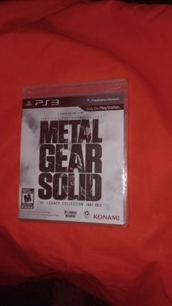 Metal Gear Solid Legacy Collection PS3 game