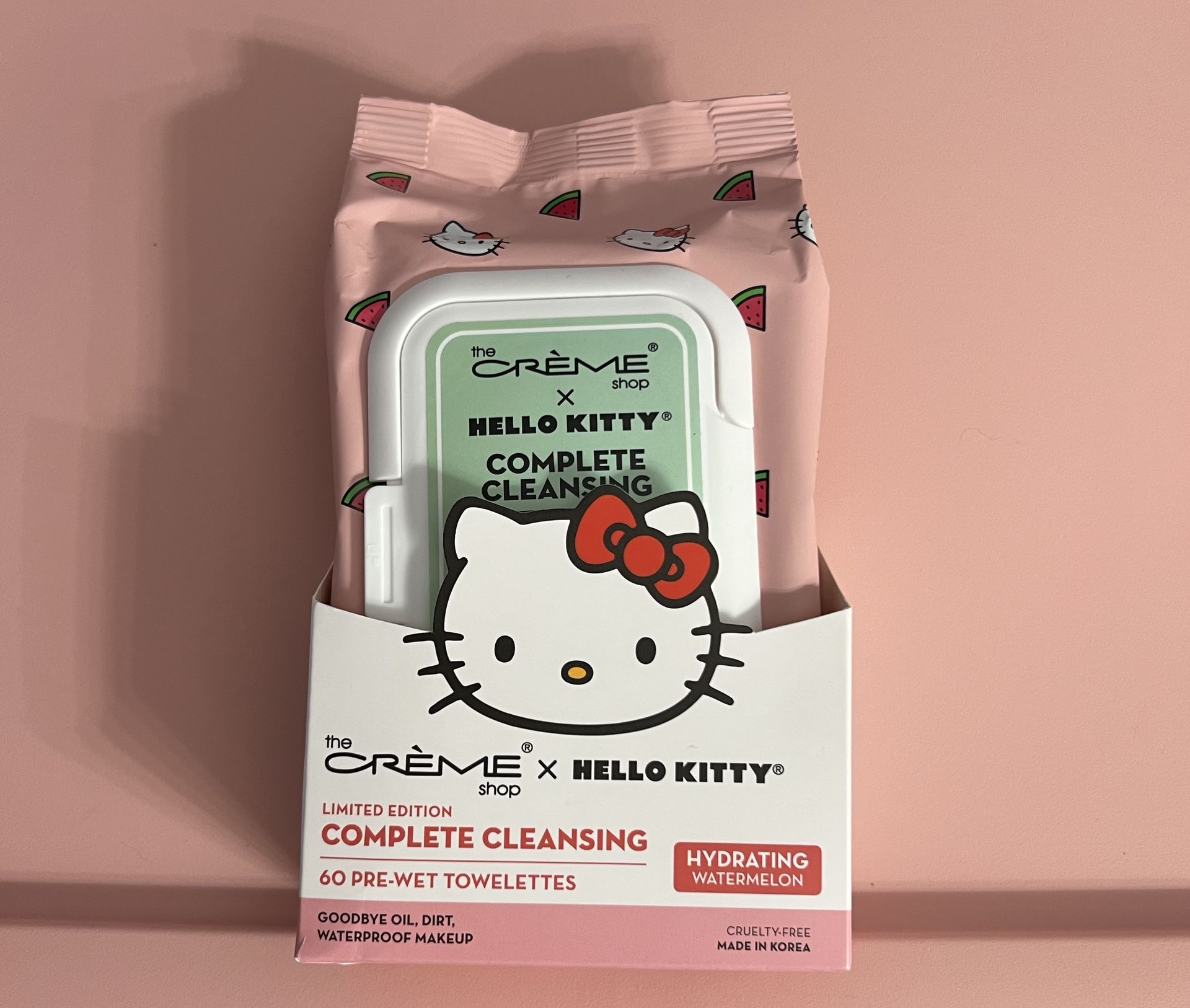 The Crème Shop x Hello Kitty Cleansing Towelettes