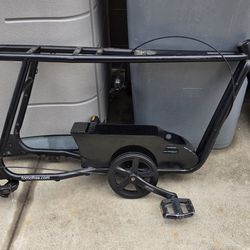 Fat Tire Ebike Frame With Derailleur 