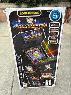 4 Player WWE Wrestlemania Supreme Series Premium Arcade Cabinet 5 Games Included