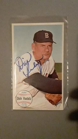 1964 Topps Dick Radatz - Autographed