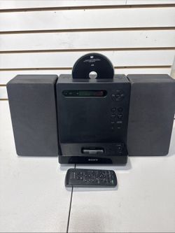 Sony CMT-LX20i Micro HiFi Component System CD MP3 iPod Dock Remote Black Tested