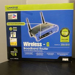 Linksys Cisco Systems WRT54G 2.4GHz 802.11g Wireless G Broadband Router