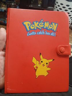 1990s pokemon card booklet