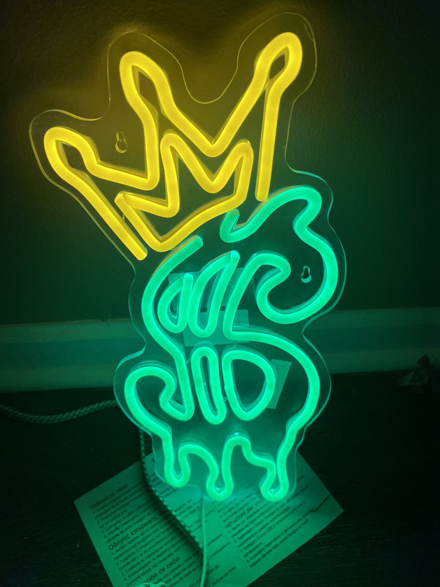Money Drip Neon Sign