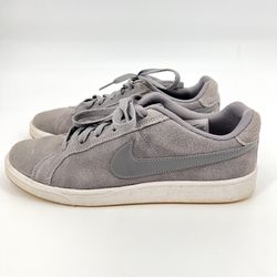 Nike Women's Court Royale Gray Suede Lace Up Shoes Women’s 9