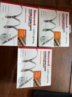 Honeywell 13.2 FT Motion Activated LED Strip Light (x3)