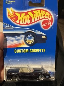 1991 Hot Wheels Blue Card - ‘88 Custom Corvette Collector #200