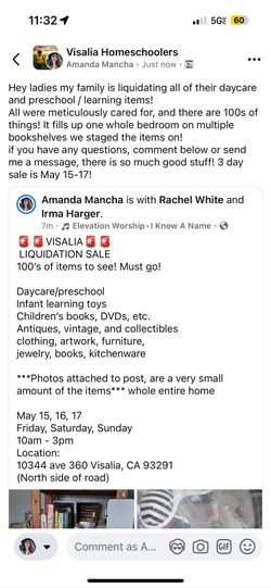 Country yard sale