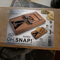 Fred OH, SNAP Cheese Mousetrap Cutting Board