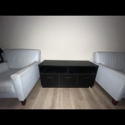 Armchairs & TV Console 