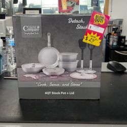 Parini Cookware 3 Quart Sauce Pan With Glass Lid 