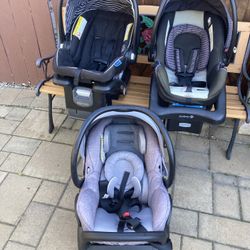 Three Baby Car Seats read Description