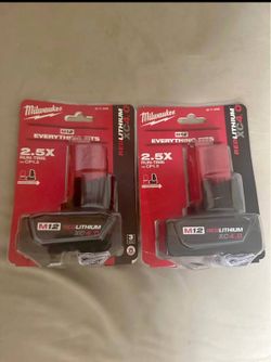 Milwaukee m12 4.0 batteries