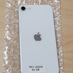 iPhone SE UNLOCKED 64GB. FIRM PRICE. STORE PICK UP ONLY.  PHYSICAL SIM AND ESIM. IOS 26 AVAILABLE. 