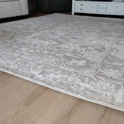 Living Room Rug Cream / Ivory Colors 6 Ft X 9 Ft For Living Room