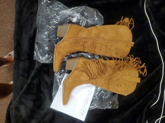 Southern Fried Chics Dances With Me Fringe Boots