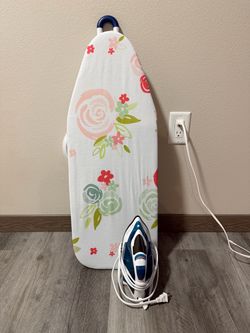 Iron & Ironing Board Set