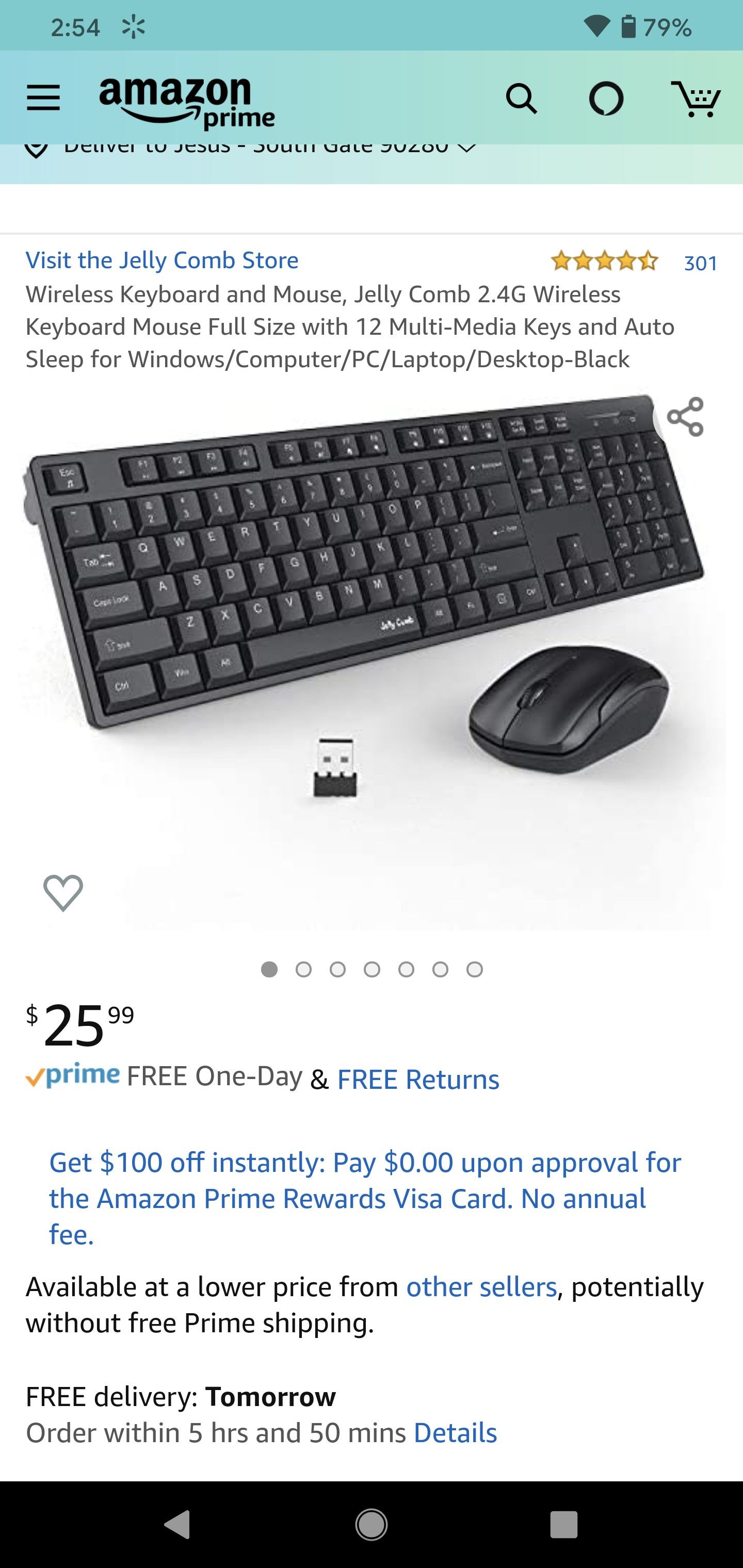 Wireless Keyboard and mouse combo