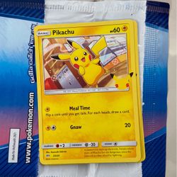 Pikachu Pokemon 25th Anniversary