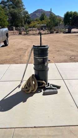 AirVac Central Vacuum System with Hose and Attachments
