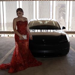 Red Prom Dress/ Formal Evening Gown 