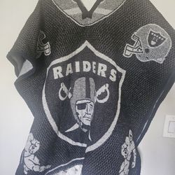 unisex raiders poncho gaban