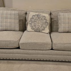 Two 3 Seat Sofas & 1 Saeter Sofa 