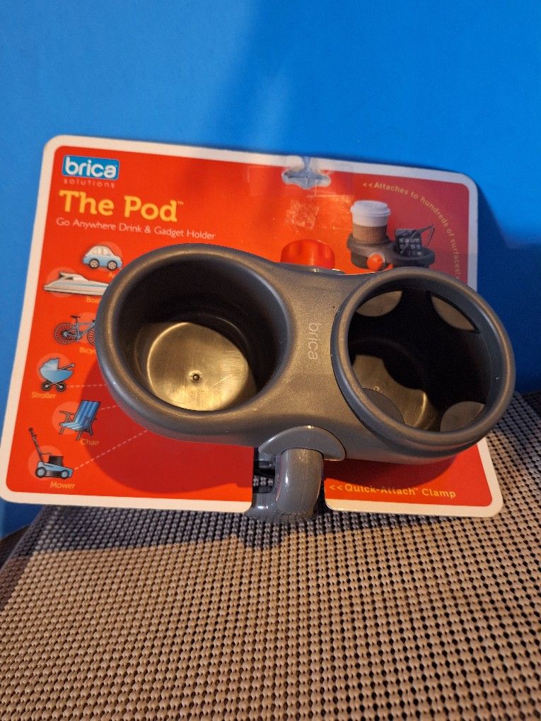 Brica Solutions The Pod Go Anywhere Drink And Gadget Holders-$15.00