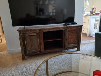 Console  stand  heavy  duty wood