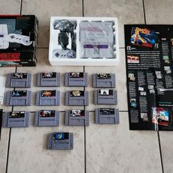 Like NEW Super Nintendo/ SNES mega SET with Tons of Games!! (READ THE DESCRIPTION)