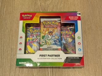 BRAND NEW. SEALED. Pokemon First Partner Illustration Collection (Series 1)