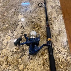 TCR576S Shore Fishing Long Casting Fishing Rod and XC3 Reel