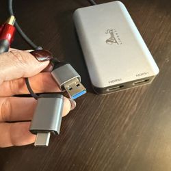 Universal USB 3.0 to Dual HDMI Docking Station