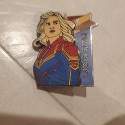 Captain Marvel Her Universe Defend Disney Pin