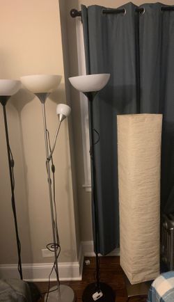 Four floor lamps