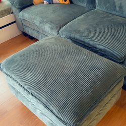 Corduroy Cloud Couch U Shaped Couch