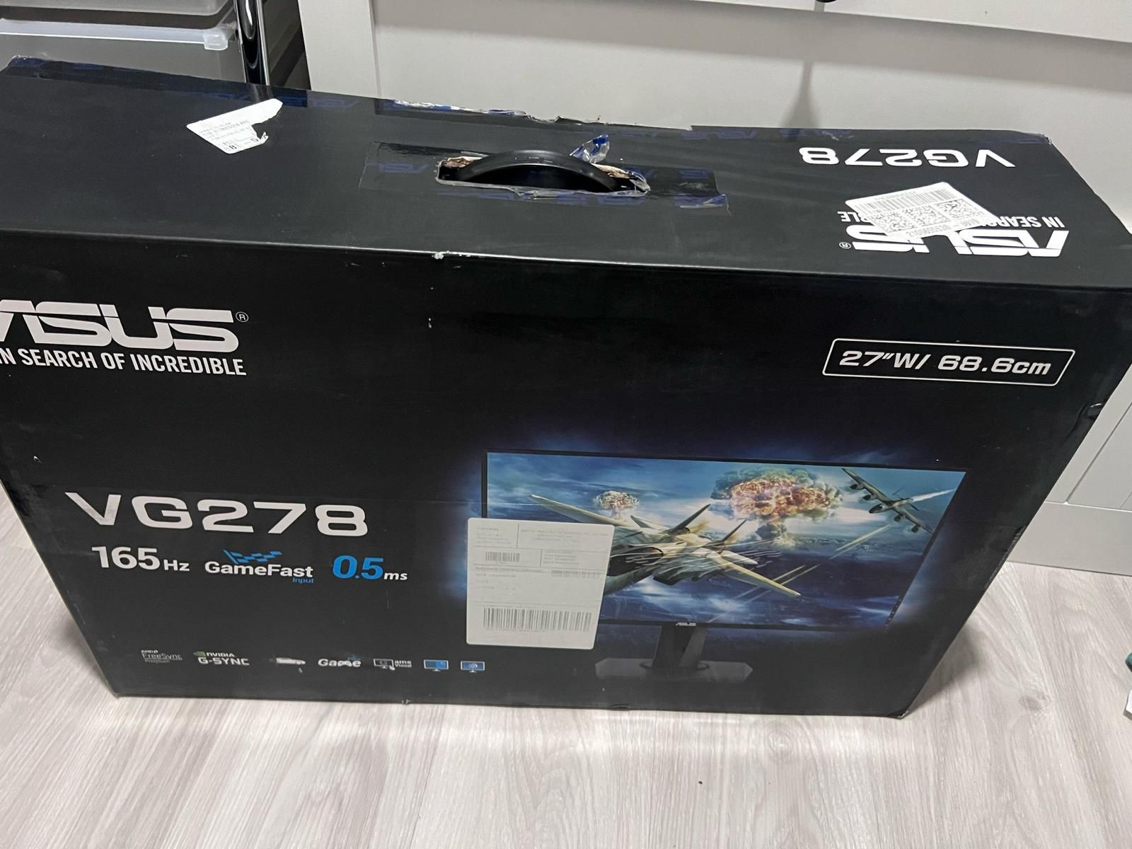 Monitor Asus VG278 Gamefast + Montura