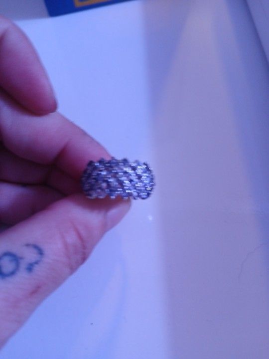 Tanzinite Ring 925 Size 6