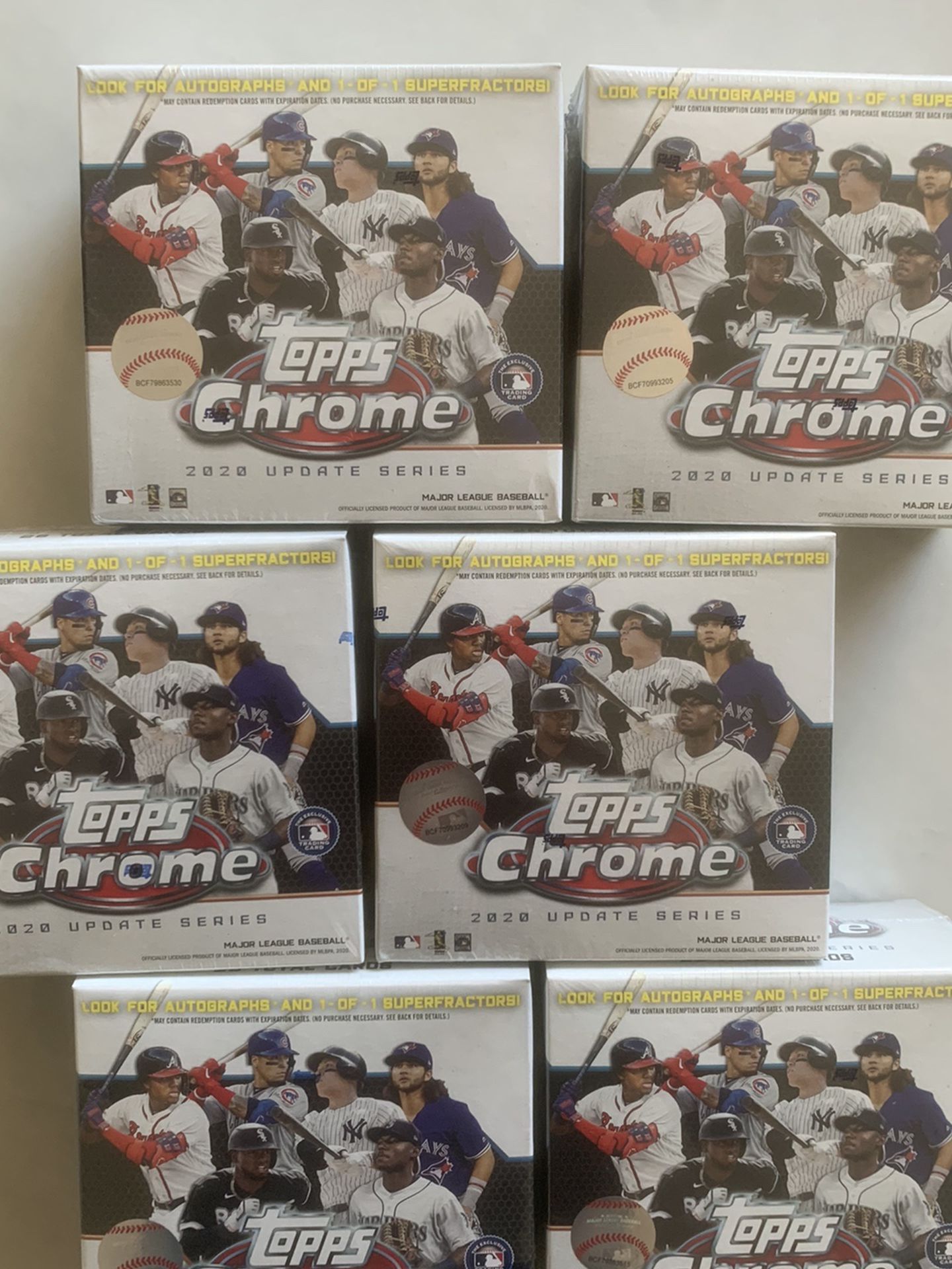 Topps Chrome Baseball cards