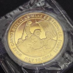 Trump Commemorative Coin Lot – 5 Pack