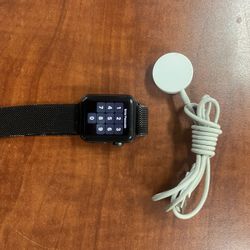Series 3 Apple watch with accessories. 
