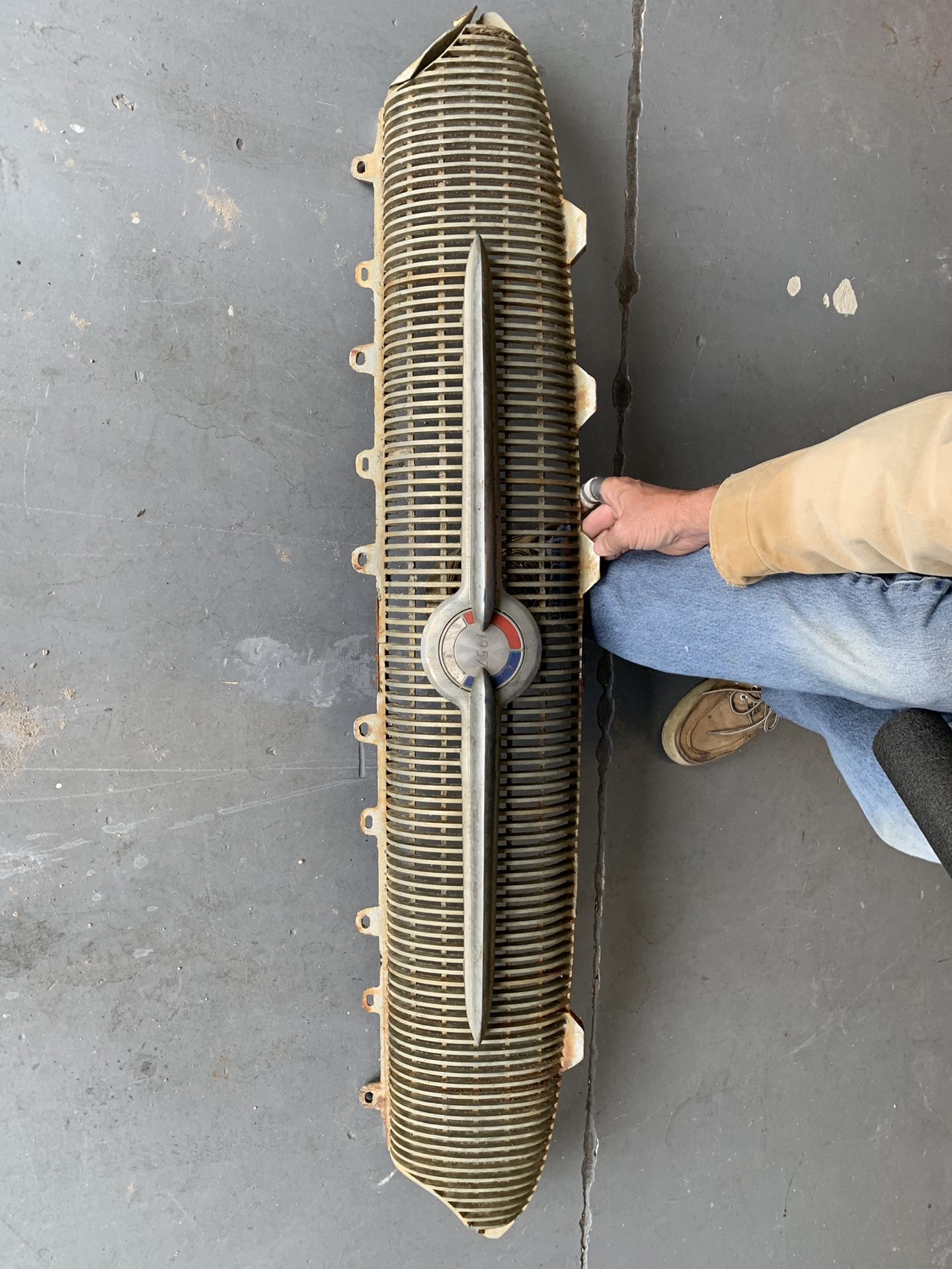 1957 Buick Skylark grill.