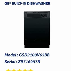 GE dishwasher 