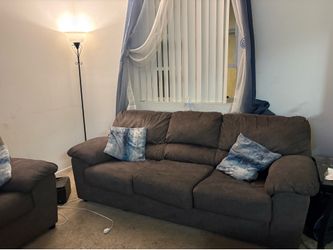 Gray sofa set