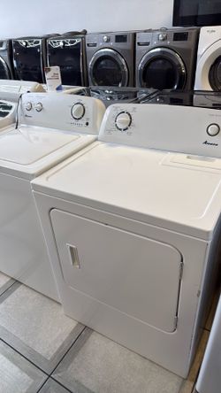 Amana topload washer & gas dryer