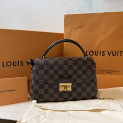 Louis Vuitton Damier Ebene Croisette handbag