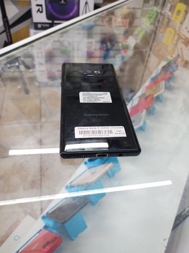 Unlocked Clean N O T E 9 128Gb, Warranty And Charger Included