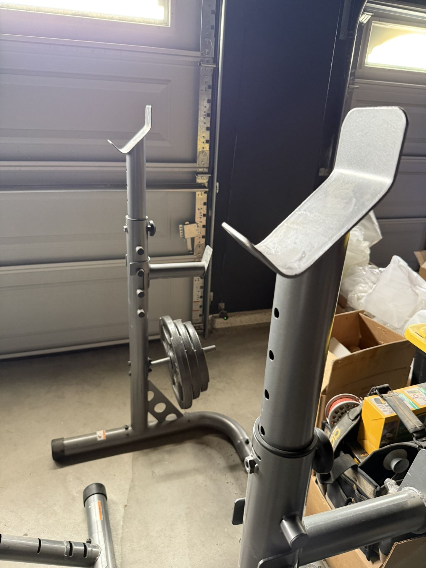 Weight Bench And Rack (Weights Not Included)