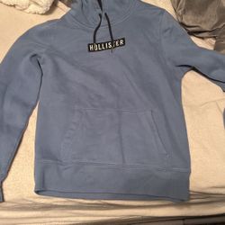 blue hollister hoodie